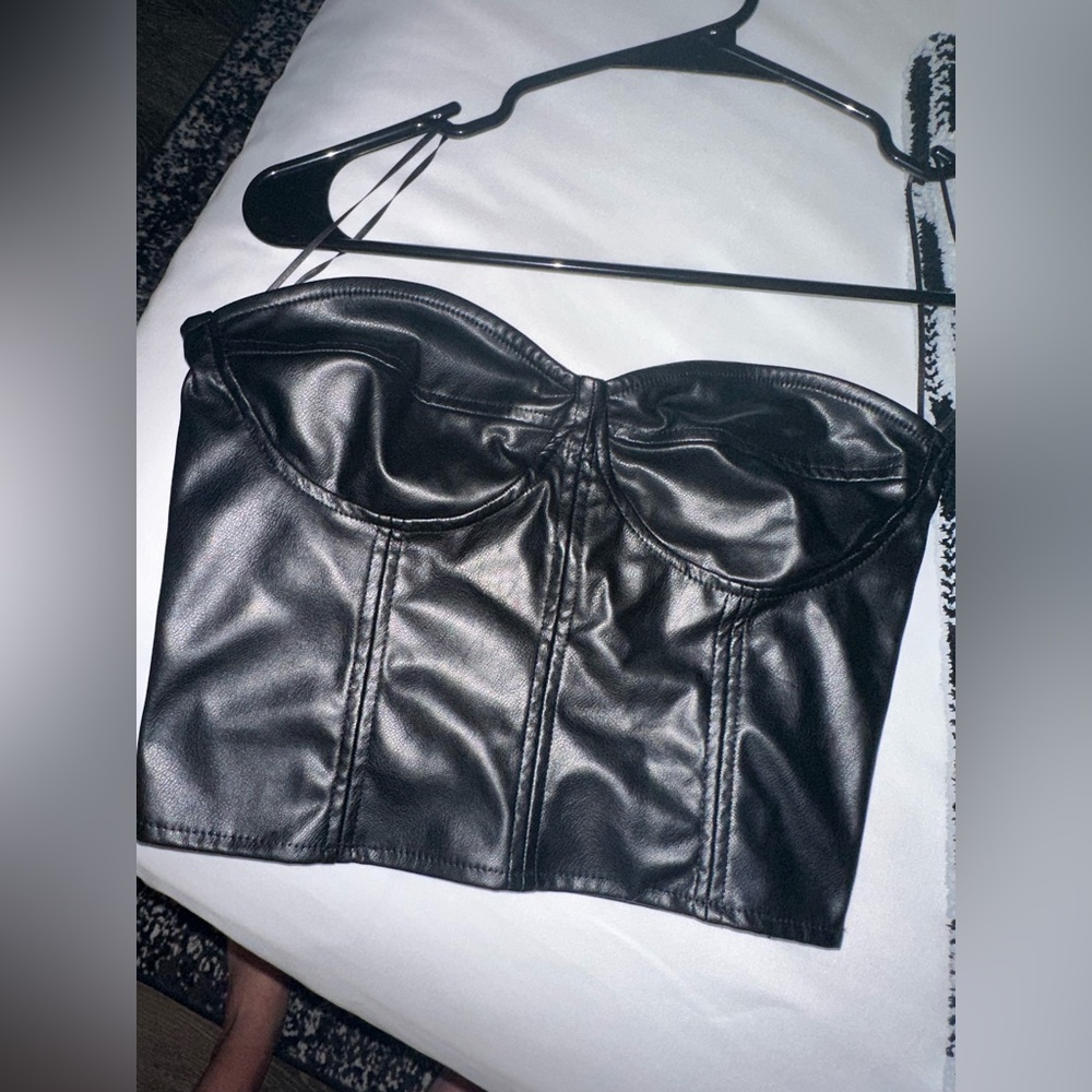 Leather top